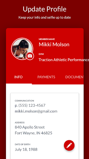 Traction Athletic Performance Screenshot 2