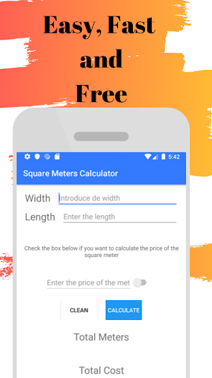 Square Meter Calculator - Free Screenshot 2