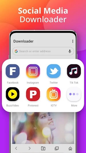 Downloader - Free Video Downloader App Screenshot 0