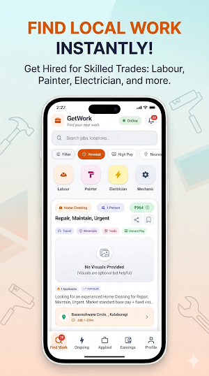GetWork - Home Services App Screenshot 3