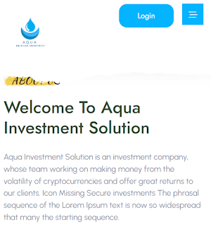 Aqua Solution Investment Screenshot 2
