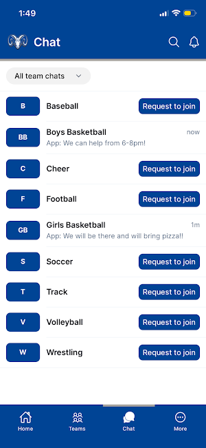 Hightstown Rams Athletics Screenshot 2