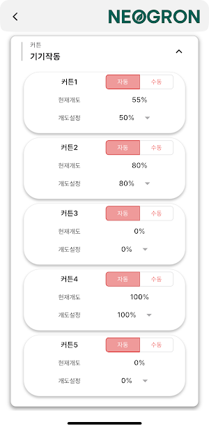 NeoGron(네오그론) - 스마트팜 제어 앱 Screenshot 3