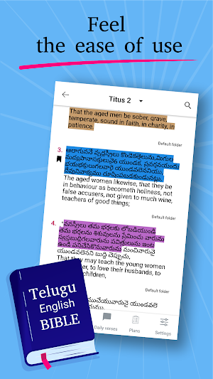 Telugu English Bible Offline Screenshot 0