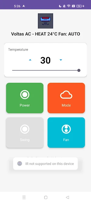 Daiko Remote for VoltasAc Screenshot 1