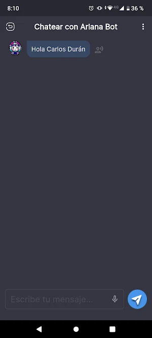 ArianaBot Screenshot 3