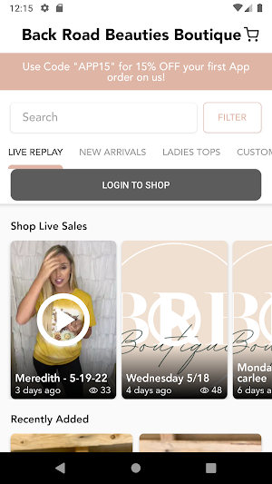 Back Road Beauties Boutique Screenshot 1