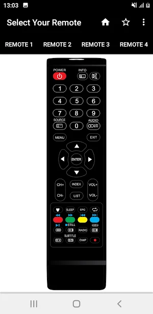 Goldstar TV Remote Screenshot 2