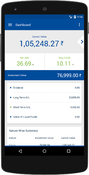 Prudence Finserv Screenshot 1