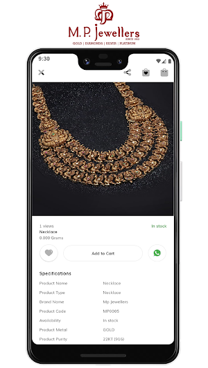 M P Jewellers Screenshot 2