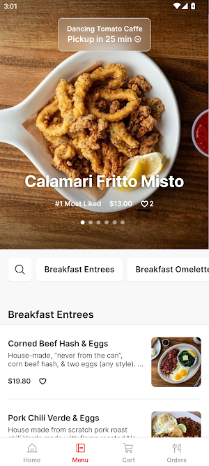 Dancing Tomato Caffé Screenshot 1
