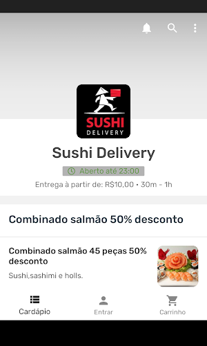 Sushi Delivery Screenshot 0