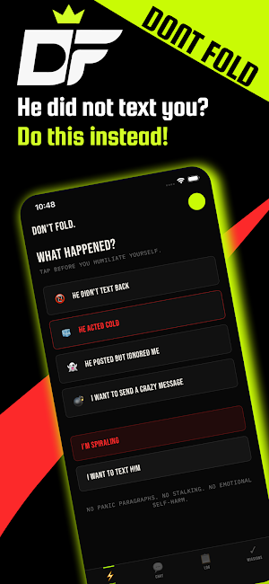 Don't Fold: Emotional Control Screenshot 0