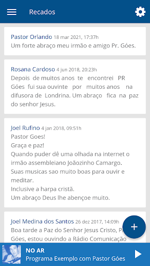 Rádio Comunicação Web Screenshot 3
