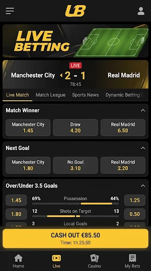 Leaderbet Screenshot 3