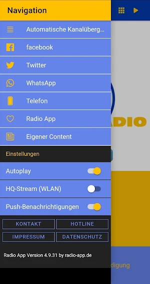 Radio App Screenshot 1
