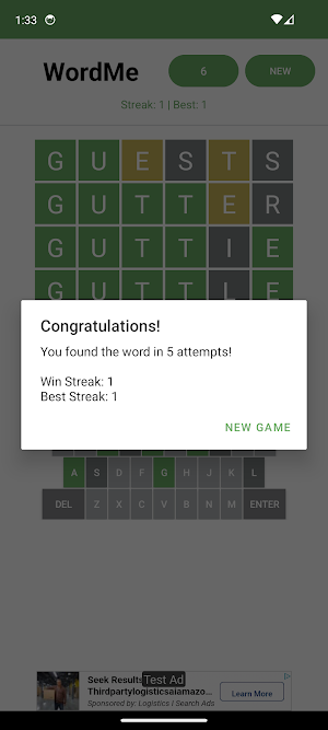 PG WordMe Screenshot 2