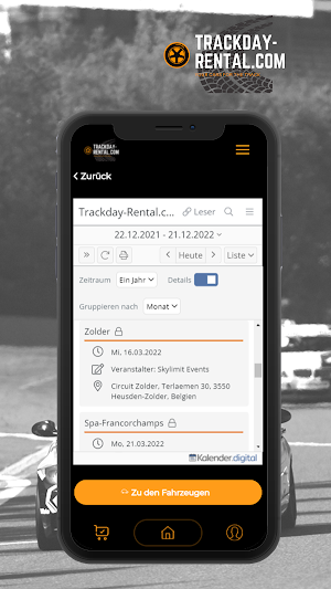 Trackday-Rental Screenshot 2