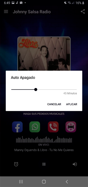 Johnny Salsa Radio Screenshot 3