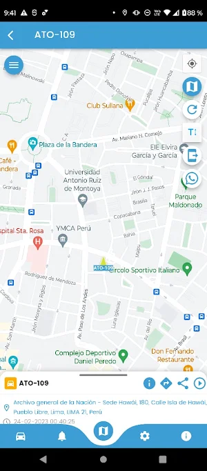 TRACK SERCOM SATELITAL Screenshot 2