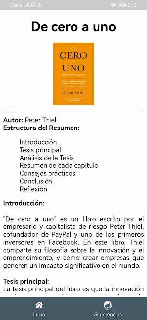 Resumen de libros con GPT chat Screenshot 2