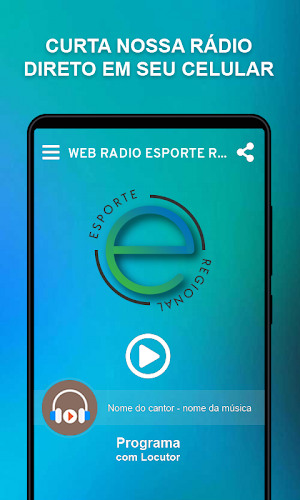 Web Rádio Esporte Regional Screenshot 1