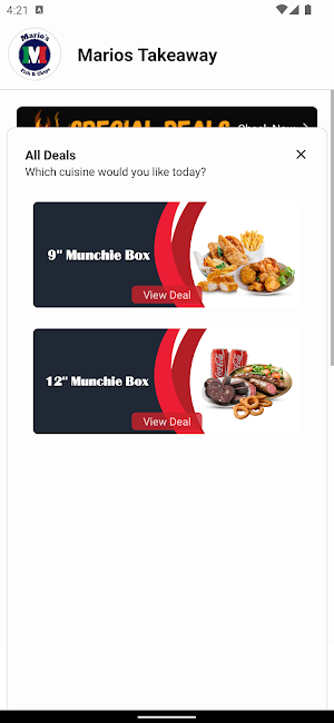 Marios Takeaway Falkirk Screenshot 1