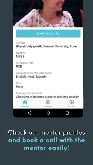 Steerme: Friendly mentors from Screenshot 1