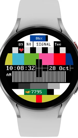 No Signal – Retro TV Watchface Screenshot 2