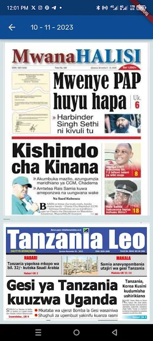 MAGAZETI TANZANIA - KILA SIKU Screenshot 1