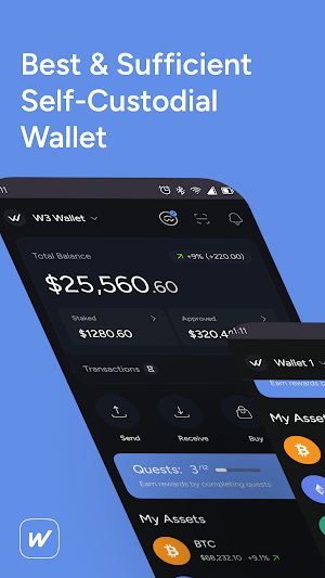 W3 Crypto Wallet Screenshot 0