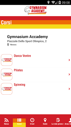 GYMNASIUM ACADEMY SSD NOVARA Screenshot 3