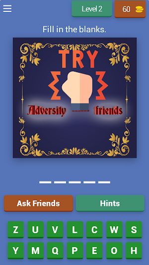 Blank Word Game Screenshot 2