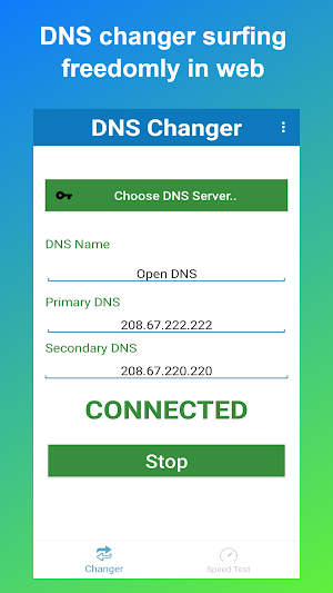 DNS Changer (no root 3G/4G/WIFI) Screenshot 0