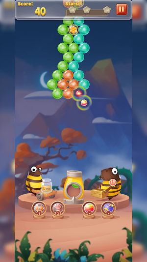 Bee Bubble Shooter Screenshot 1