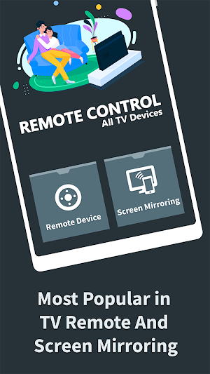 Remote Control for All TV - Screen Mirroring Screenshot 3