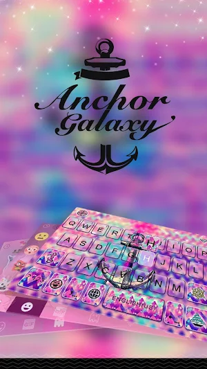 Anchor Galaxy Keyboard Theme Screenshot 0
