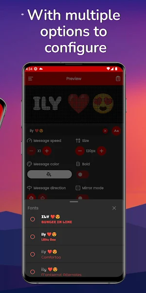 Scroll Screen LED Screenshot 1