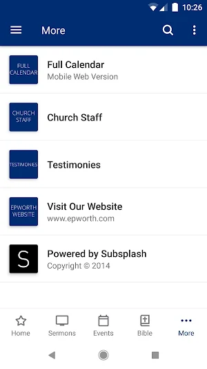 Epworth UMC Toledo Screenshot 2