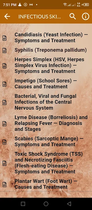 Clinical Dermatology Screenshot 1