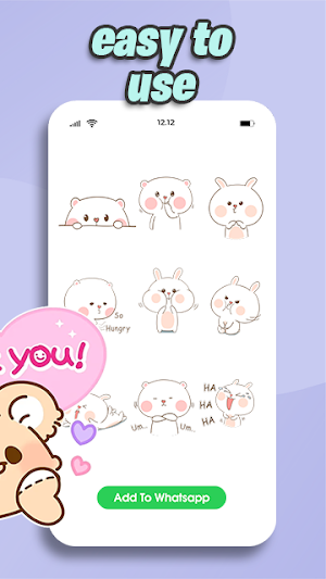Teddy bear Stickers WhatsApp Screenshot 2