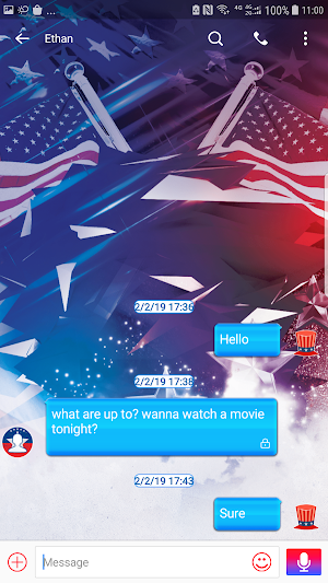 Independence day skin Screenshot 3