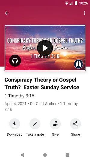 Christ Fellowship Baptist Screenshot 2