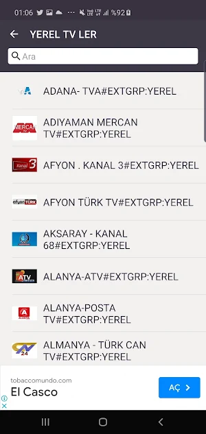 MOBİL TV CANLI TV-TÜRK WORLD Screenshot 1