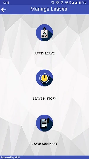 eSSL eTimeTrackLite Mobile App 2.0.4 Screenshot 3