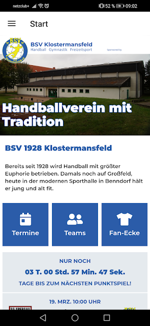 BSV 1928 Klostermansfeld e.V. Screenshot 0