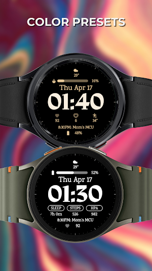 EXD158: Digital Watch Face Screenshot 0