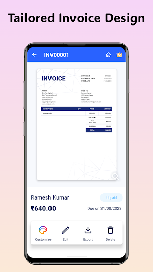 Invoice Generator Pro Screenshot 2