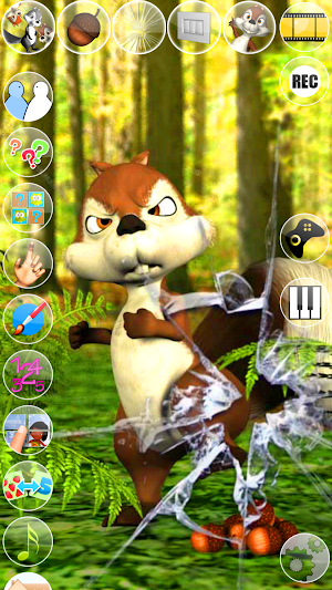 Talking James Squirrel - Virtual Pet Screenshot 2