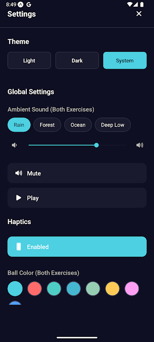 Kalmer App Screenshot 2
